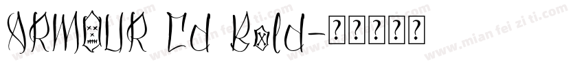 ARMOUR Cd Bold字体转换